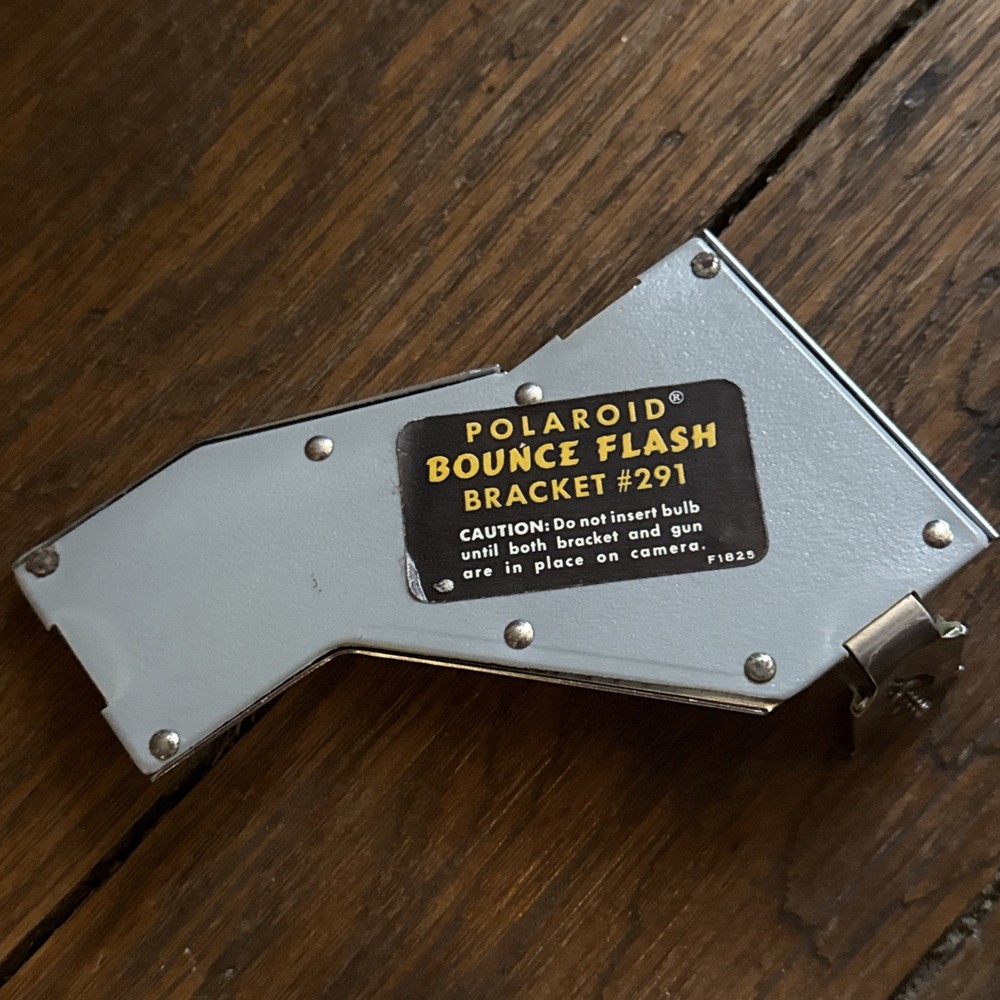 Polaroid Bounce Flash Adapter Bracket #291 Camera Accessory & Instructions