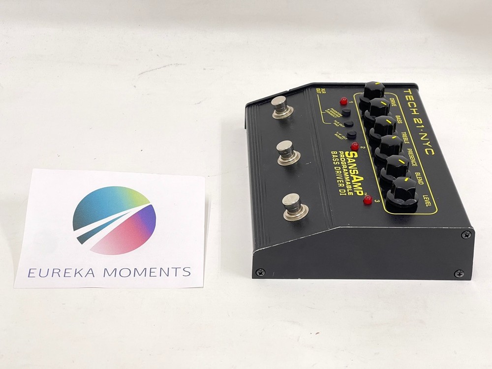 Tech 21 Sansamp Programmable Bass Driver DI 3-ch Used