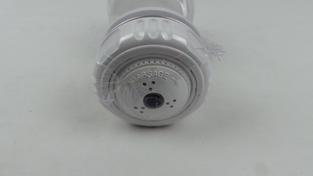 HI OUTPUT SHOWER FILTER WITH MASSAGE SHOWERHEAD - WHITE