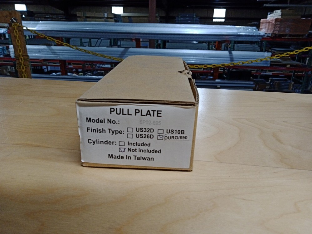 PDQ PULL PLATE 6PO2 695