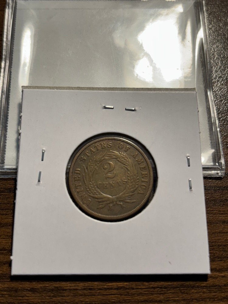 1870-P Two Cent Piece 2C VERY FINE (VF)