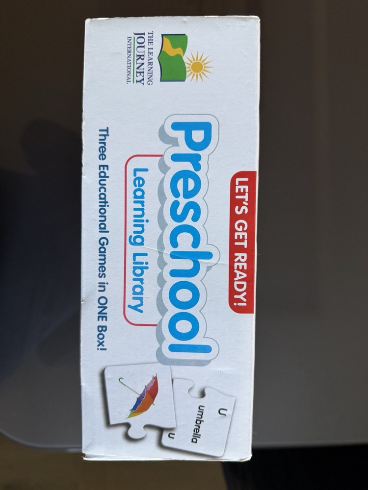 Preschool Learning Library Set For Kids 5 and Under