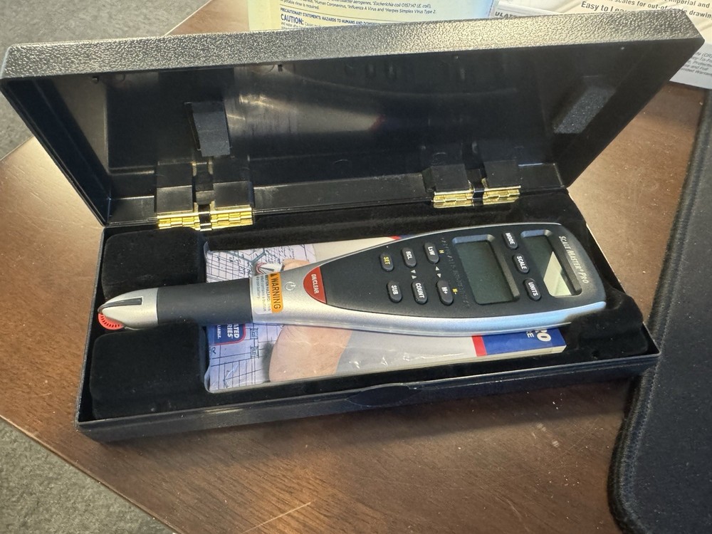 Calculated Industries 6025 Scale Master Pro Digital Plan Take-off Tool + Case