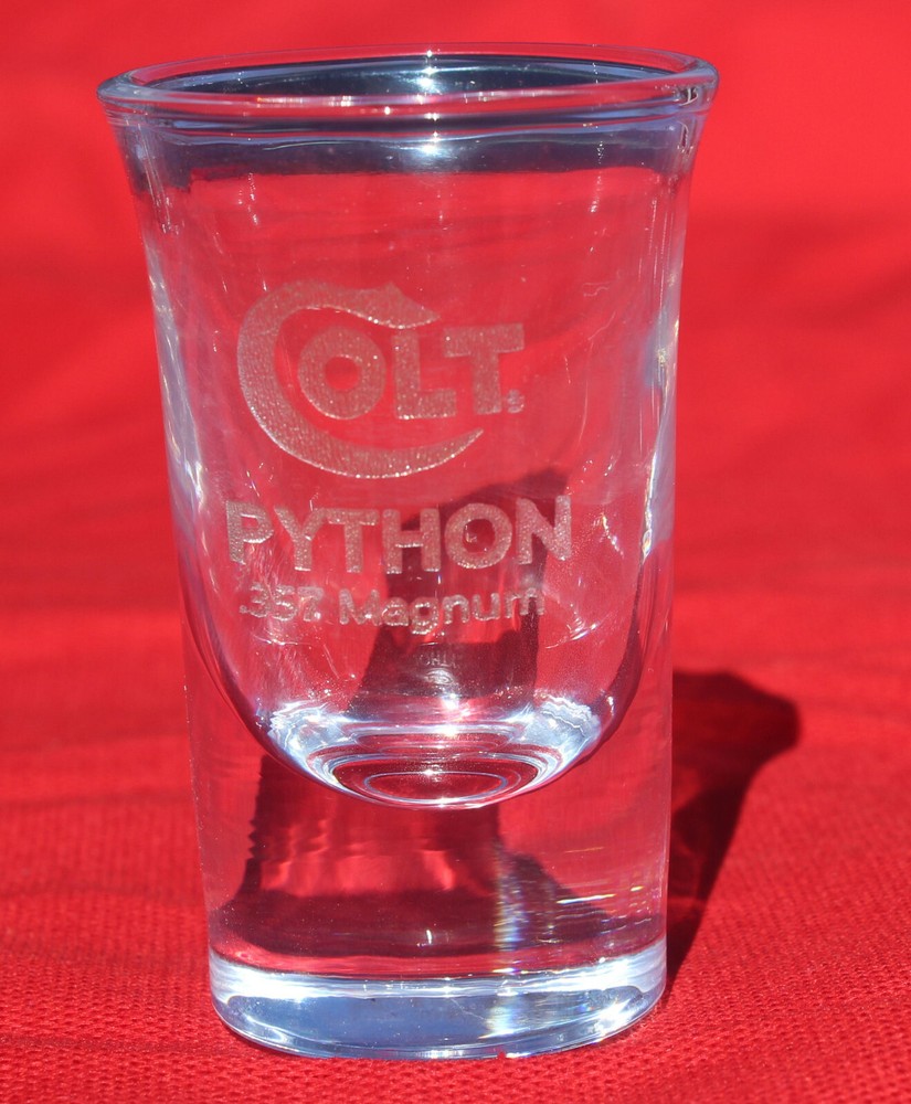 COLT Firearms Python shot glass