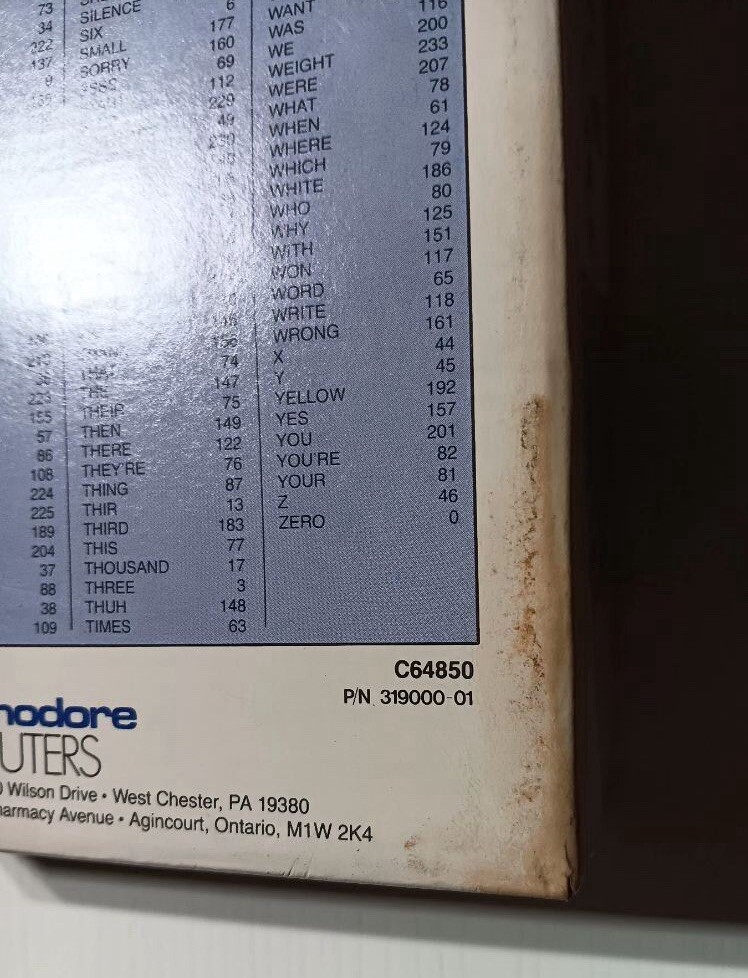 Commodore 64 Magic Voice Speech Module New/ Open Box As Is Untested