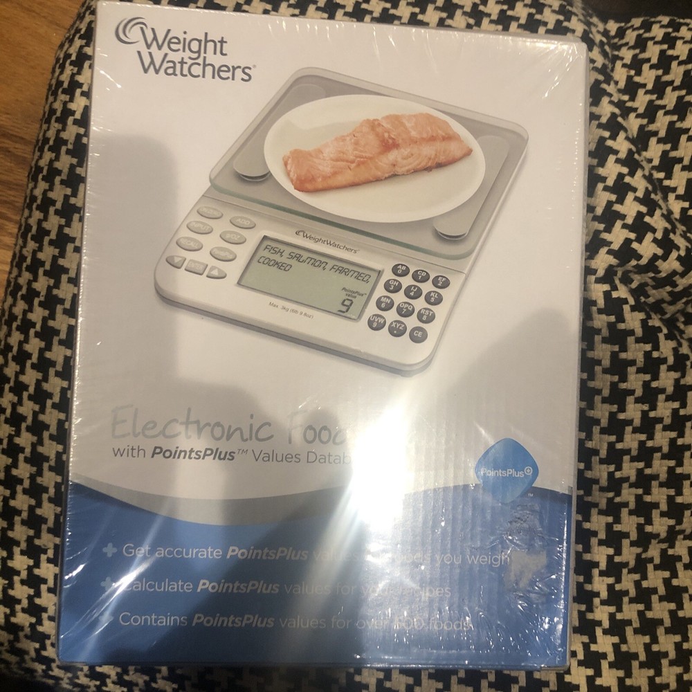 Weight Watchers Electronic Food Scale w/Points Plus Values Database New Sealed