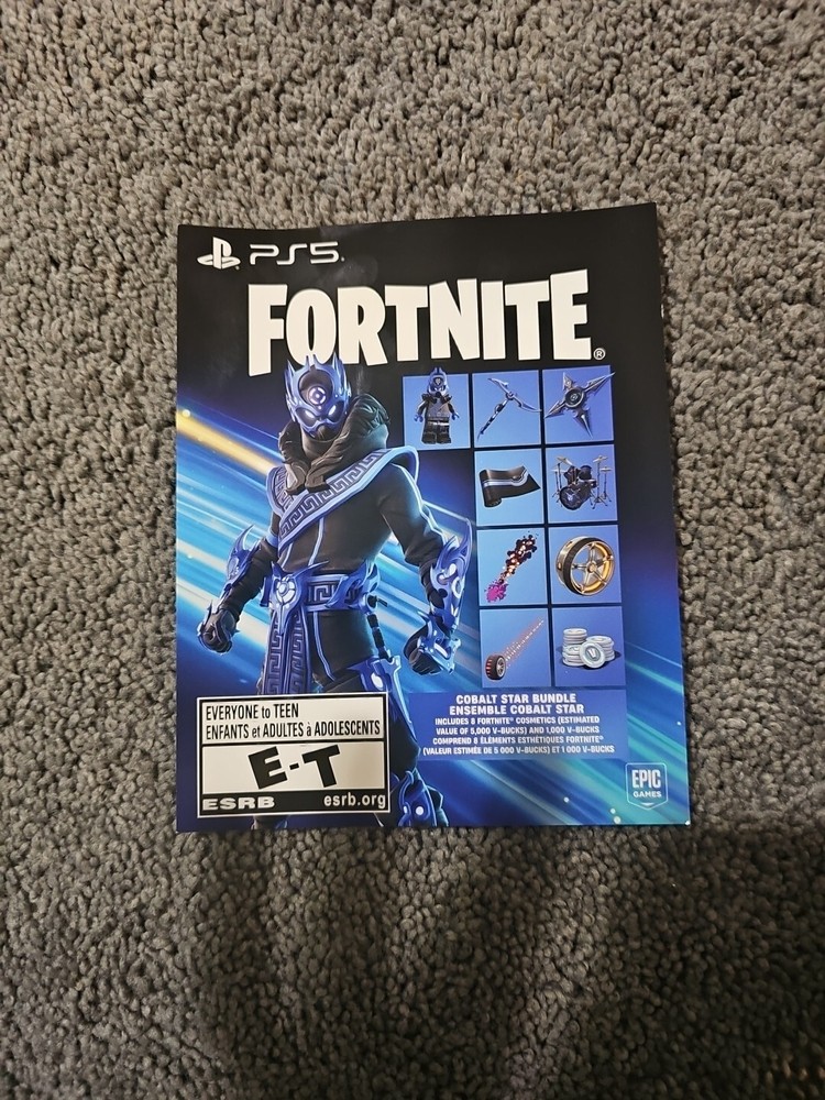 fortnite cobalt star bundle code