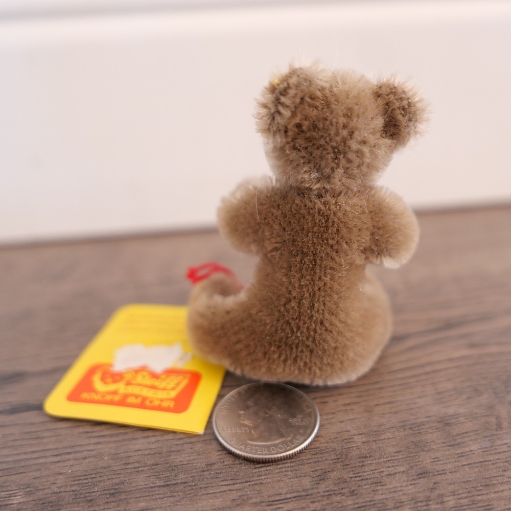 Steiff Teddybar Bear Light Brown Austria 0202/11 Mini 3" w/ Tags