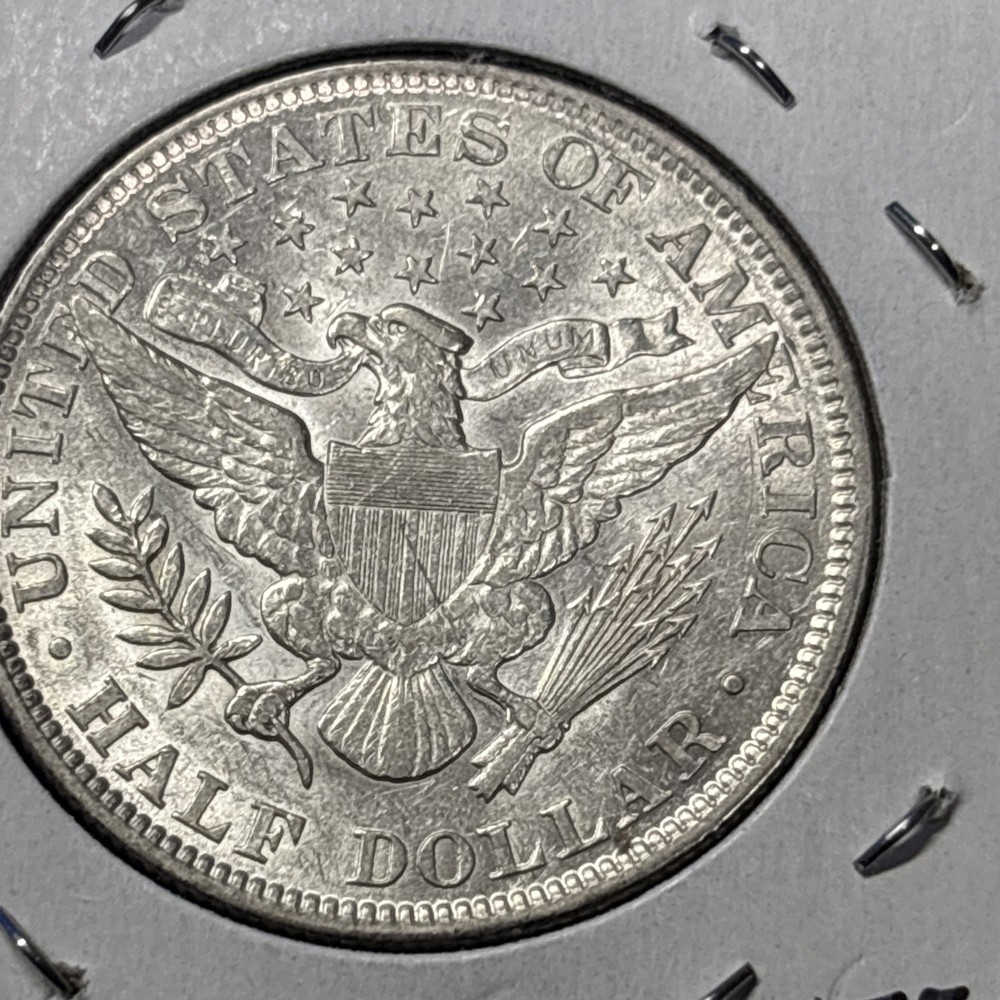 1899 P BARBER HALF DOLLAR REALLY NICE AU 90% Silver