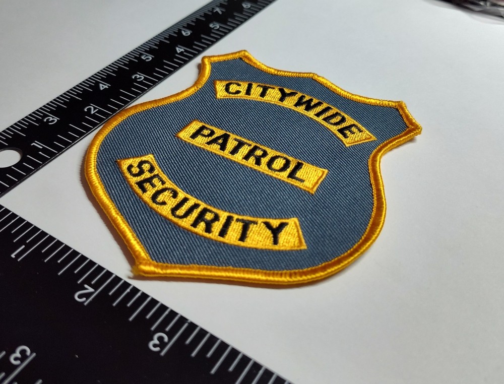 City Wide Patrol Security Patch Hook Loop High Quality New Patch Fast Shipping