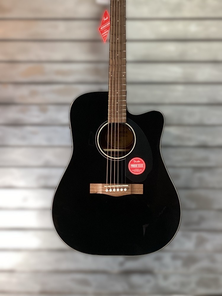 Fender CD-60SCE Dreadnought-Black