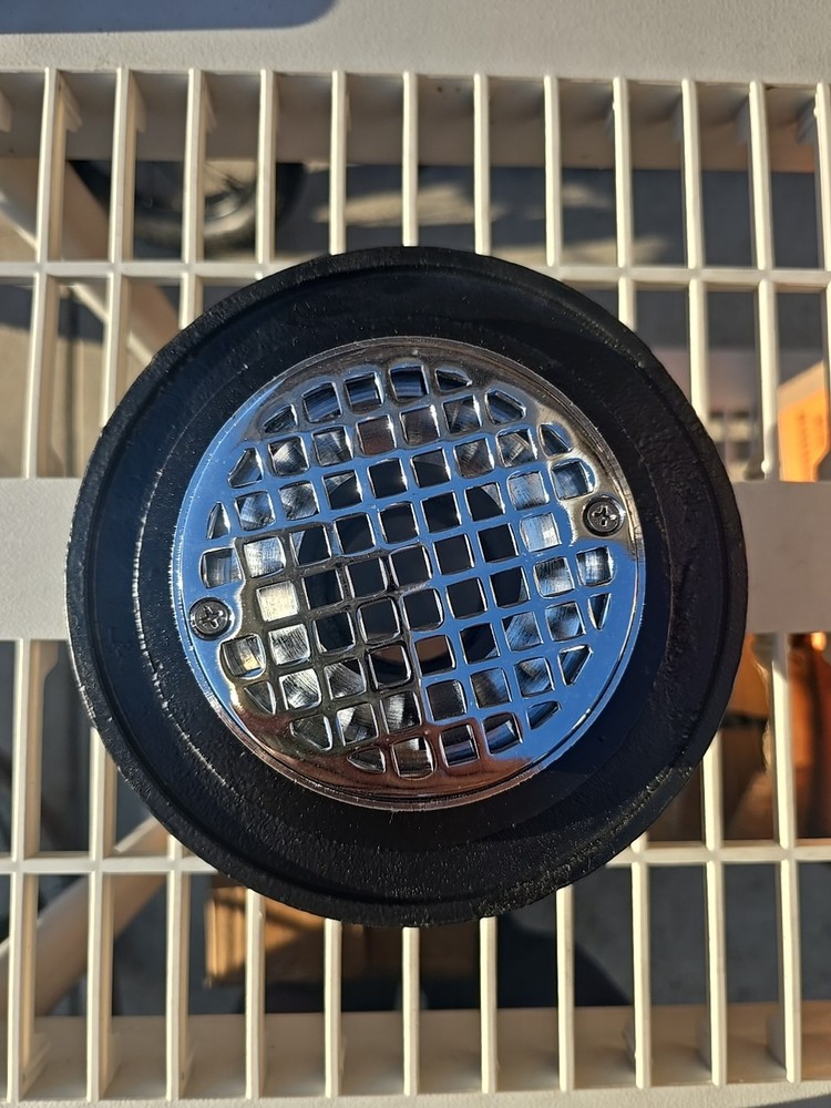 2" No Hub Adjustable Shower Drain Floor Drain Area Drain