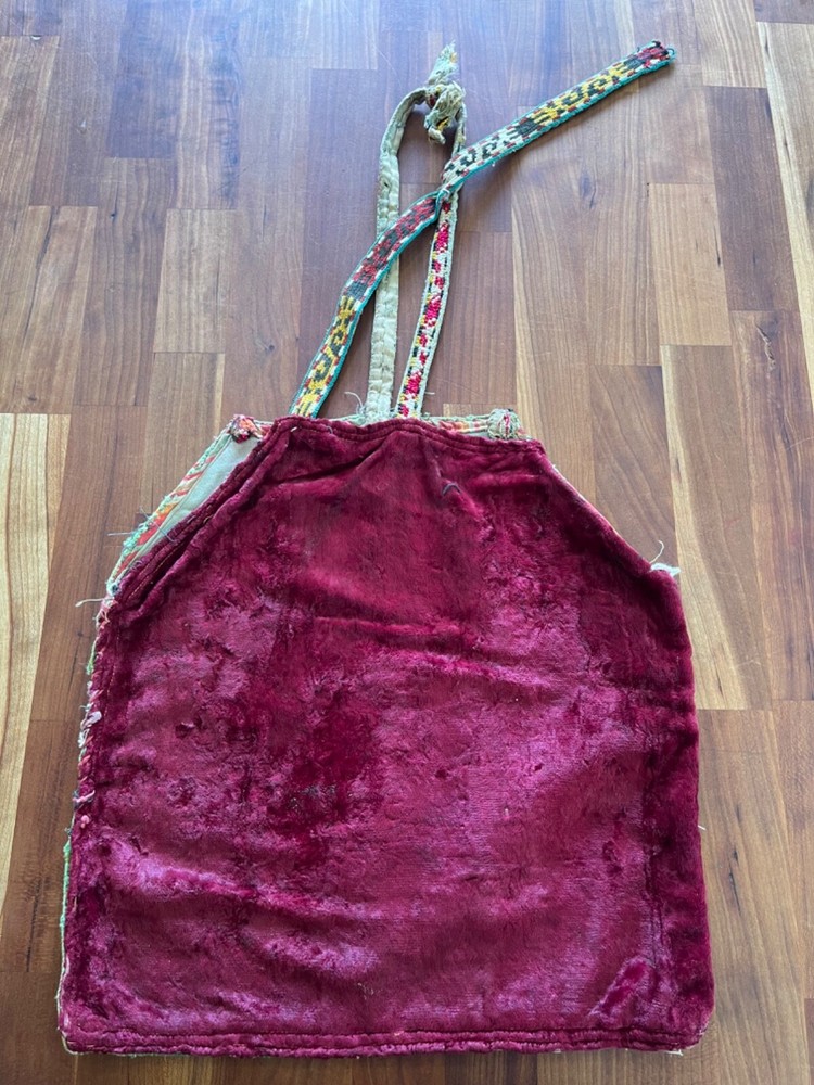Central Asian Vintage Needlepoint Bag Rare