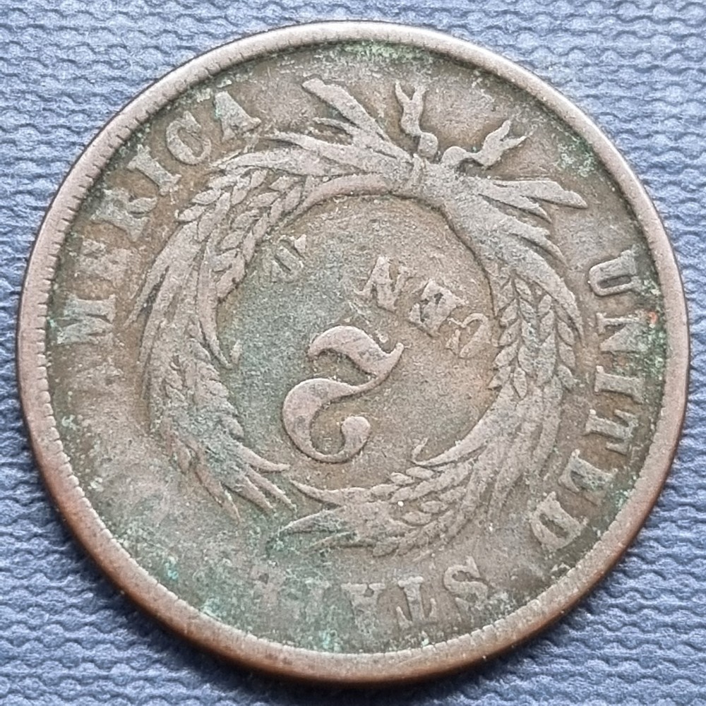 1864 Two Cent Piece 2c Better Grade #94289