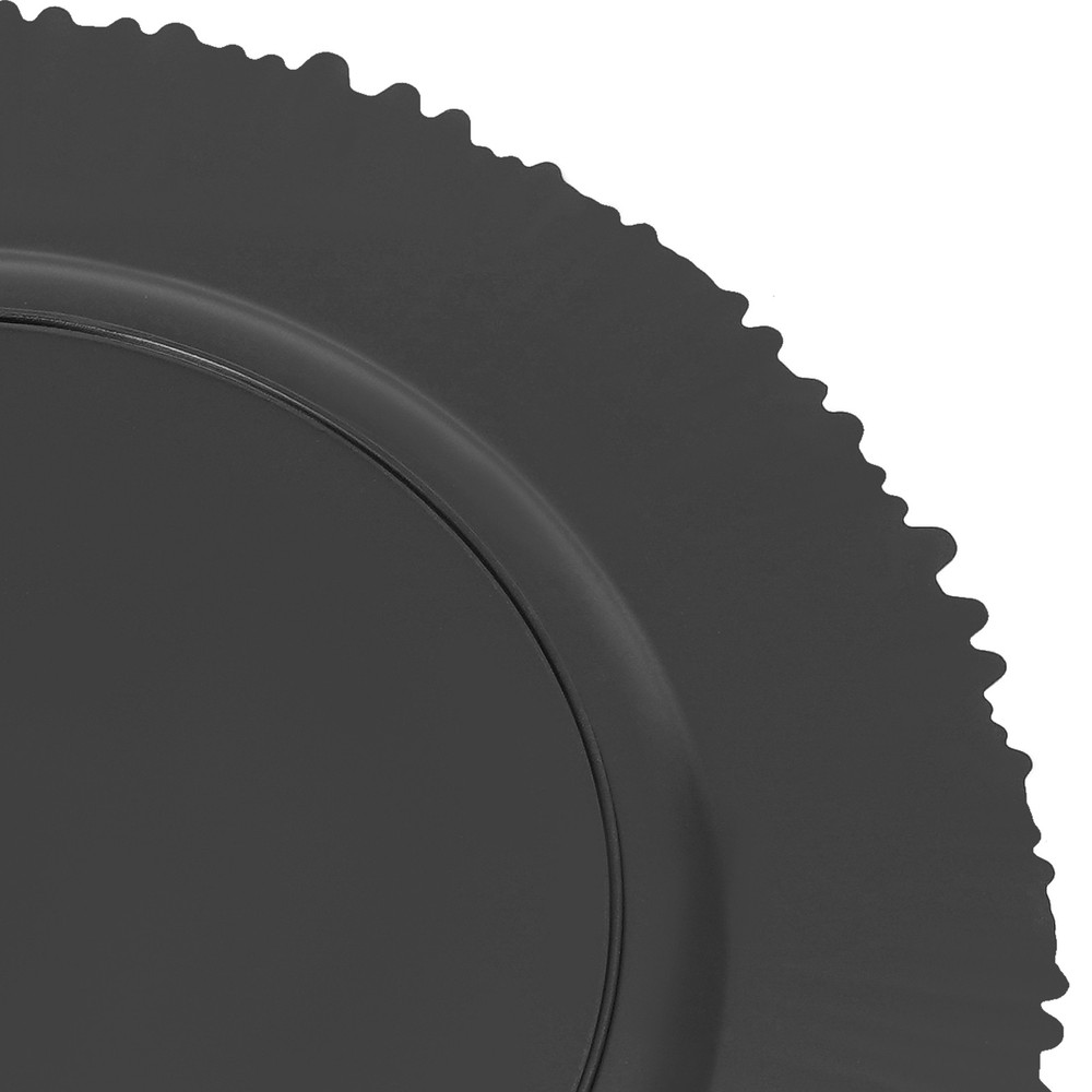 100* PP Plates Set 12.99 in Round Party Plates BBQ Stackable Reusable Plates