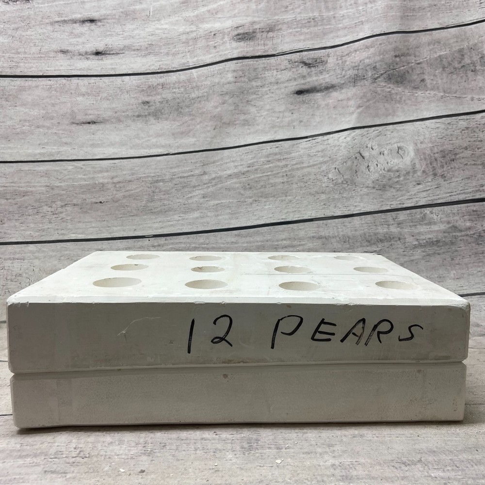 Unbranded Ceramic Casting Mold Twelve Pears Figurine