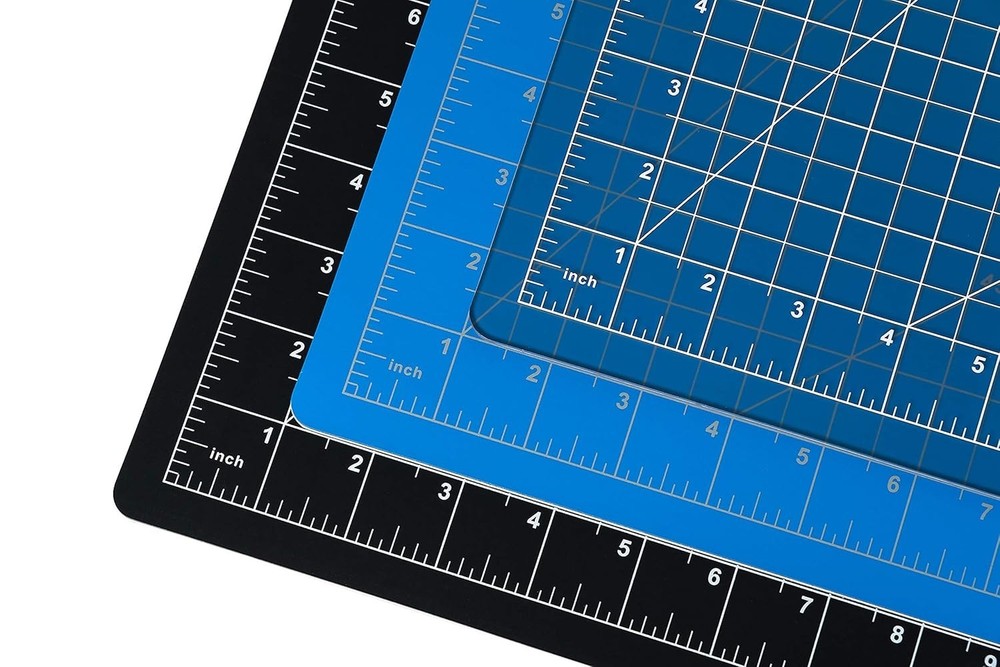 Durable Self-Healing Cutting Mat 9" x 12" with 1/2" Grid for Precision Cutting