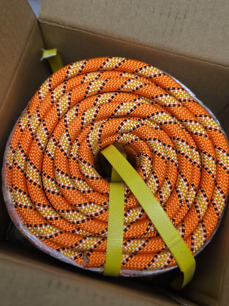 7/16" Double Braid Polyester Pulling Rope 200' Nylon 8400lb Breaking Strength
