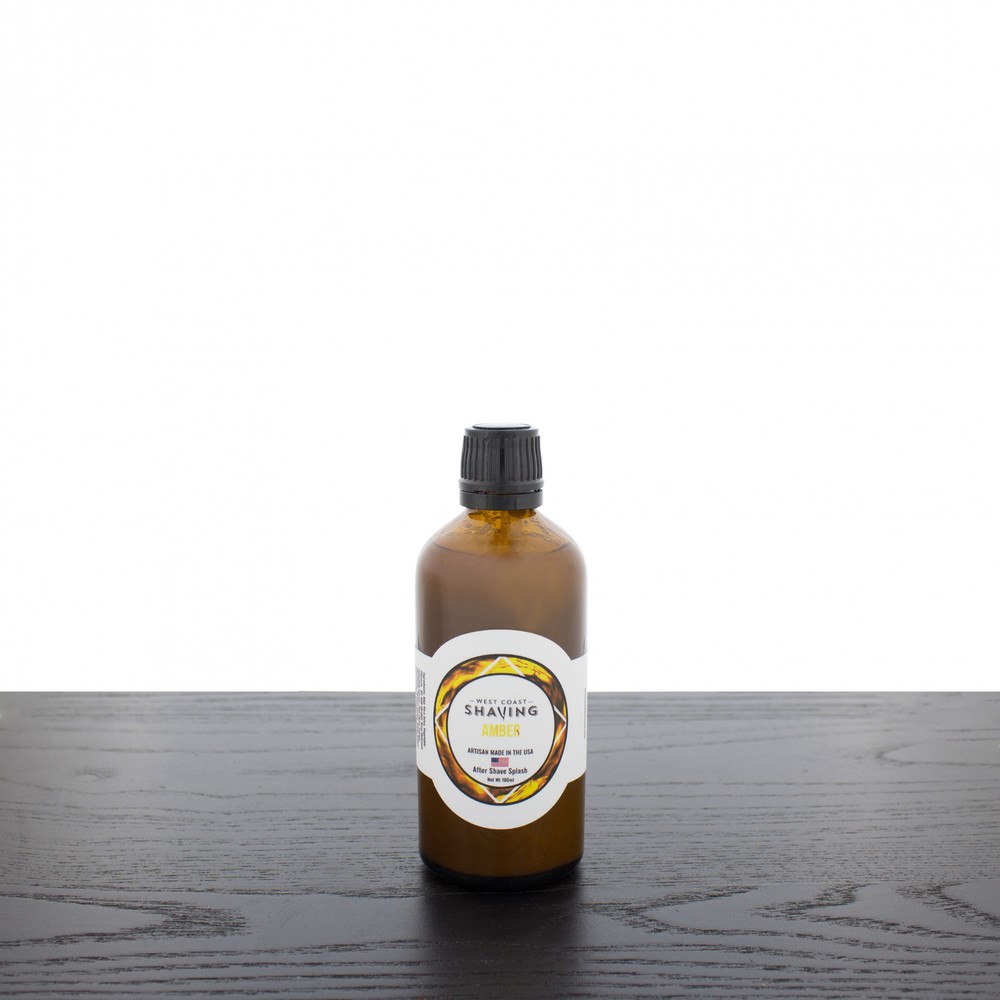 West Coast Shaving After Shave Splash, Amber