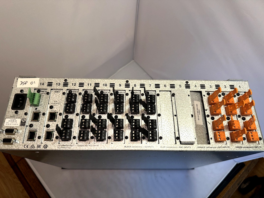Biamp Tesira SERVER-IO Digital Network Server AVB-1 SNC-1A SOC-4x6
