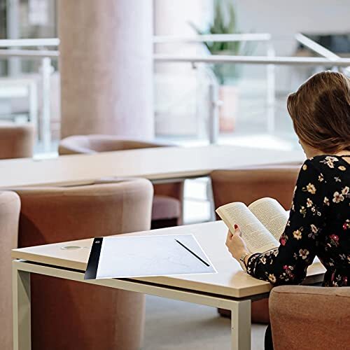 Light Board for Tracing, A4 Led Light Pad Adjustable Light Drawing Pad