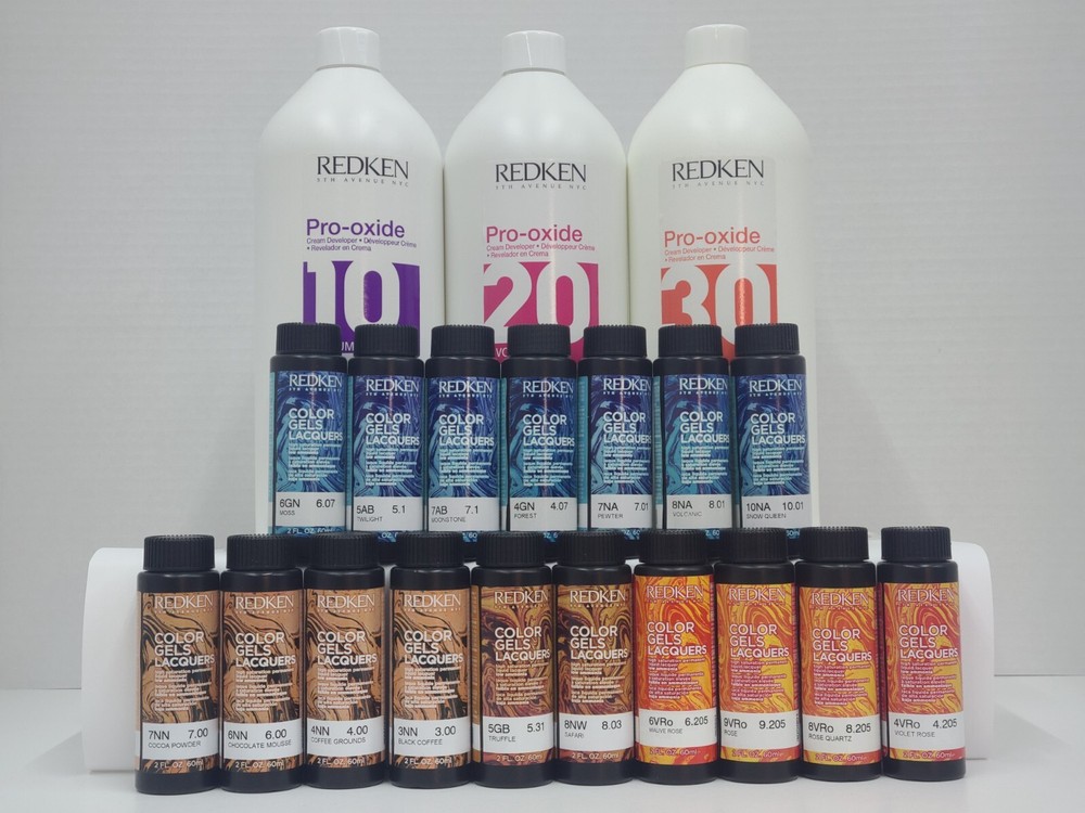 REDKEN COLOR GELS LACQUERS 2oz – Select your shade or Developer