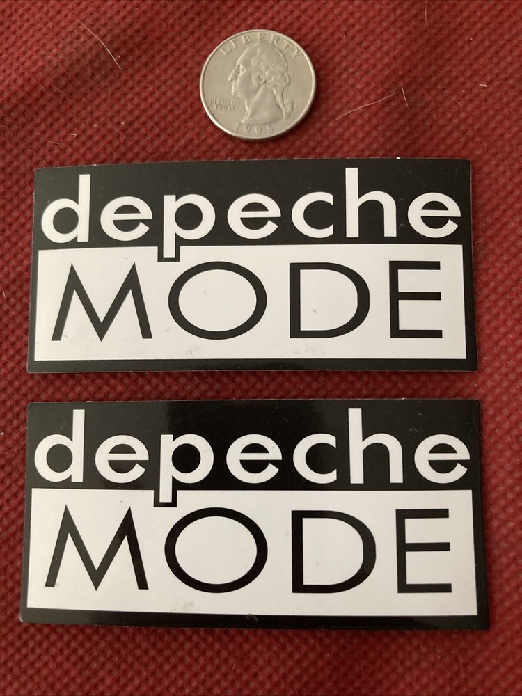Depeche Mode Stickers (2) 80s Decals Skateboard