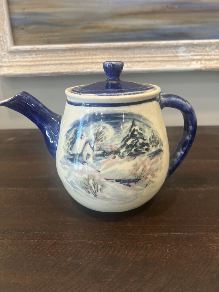 Boris Vitlin Studio Art Pottery Teapot Pitcher Ohio /Russian Pottery Excellent!