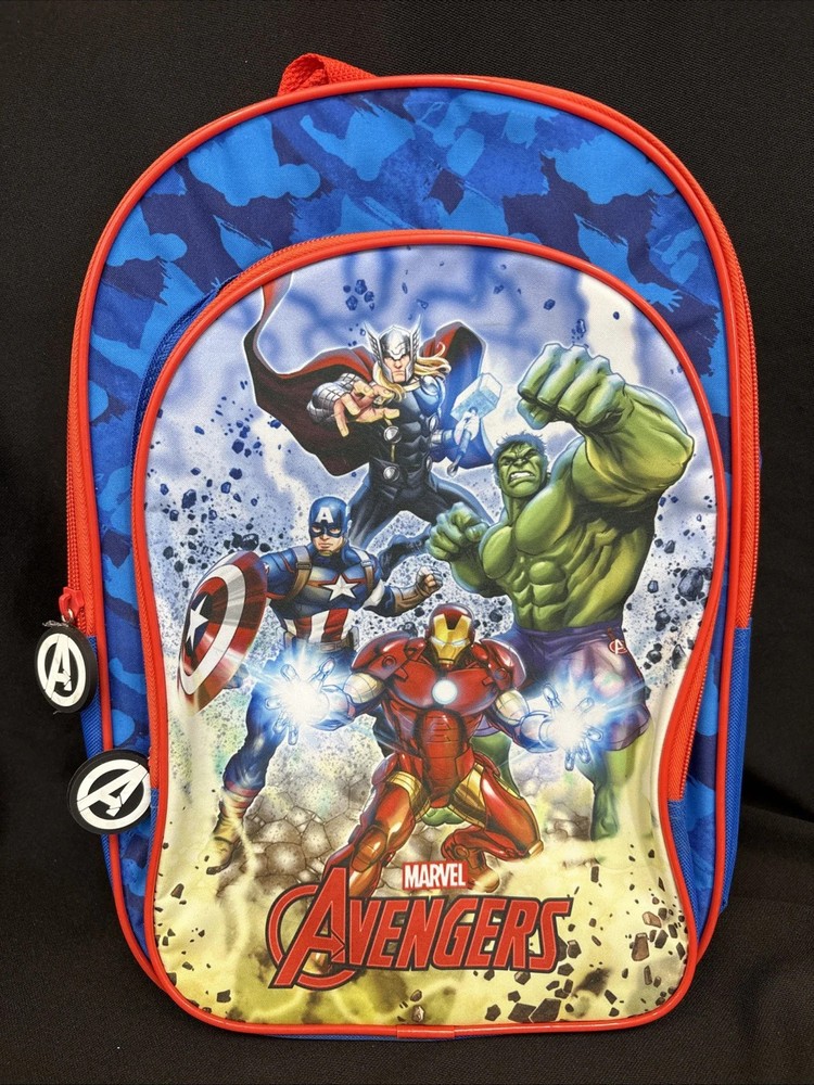 Marvel Avengers 2 Zip Compartment Adjustable Straps