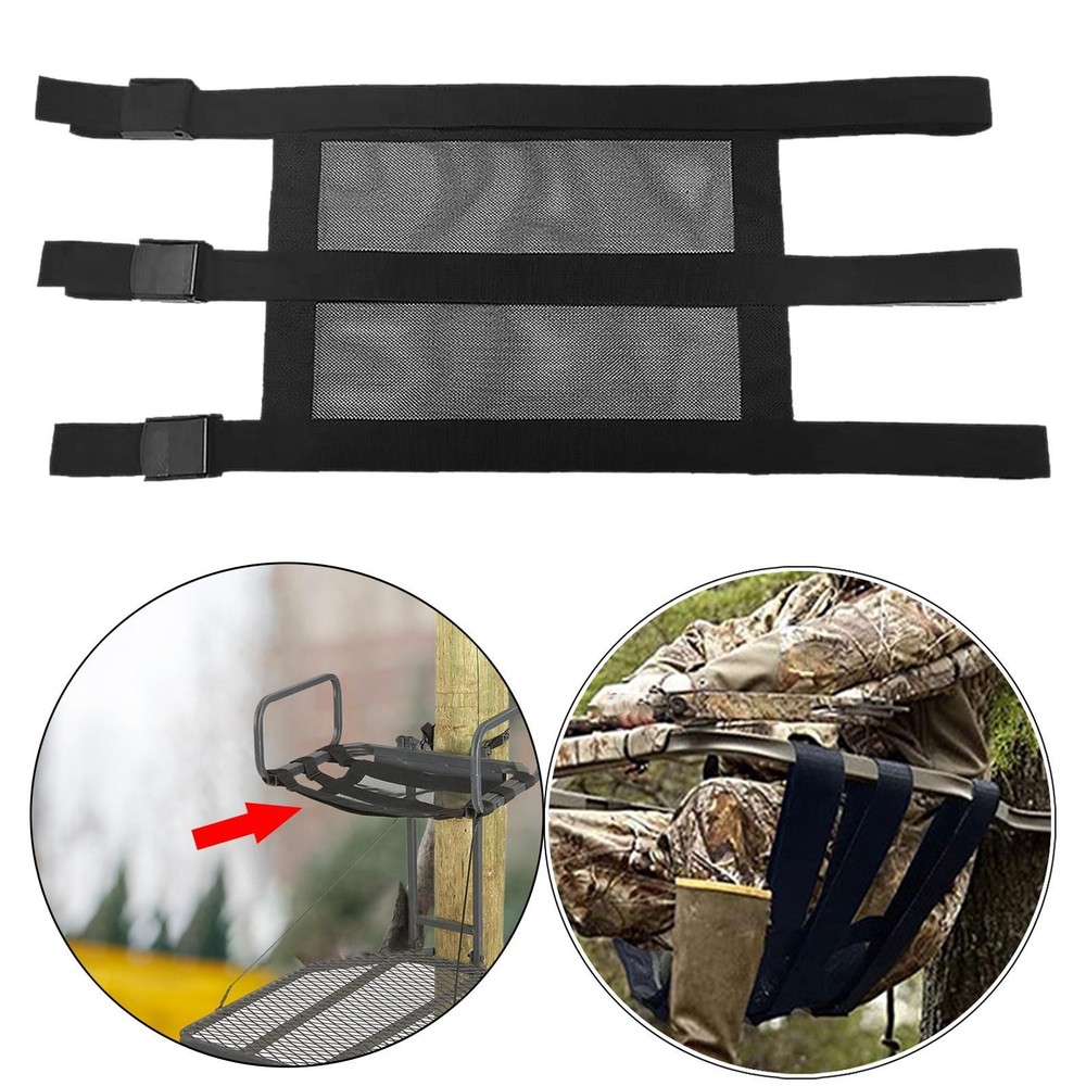 Universal Tree Stand Seat Replacement, Mesh Seat Durable Adjustable Buckle