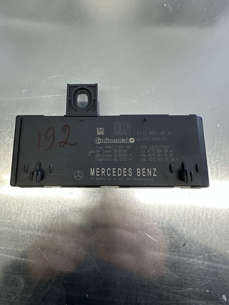2017-2018 MERCEDES E-CLASS E300 W213 SEDAN TRUNK RELEASE BACK DOOR MODULE OEM