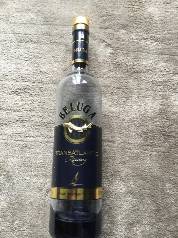 Beluga Transatlantic Race  Russian Vodka Empty Bottle, 700ml