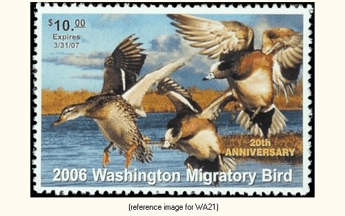 D2K Washington Duck Stamp 2006 $10.00