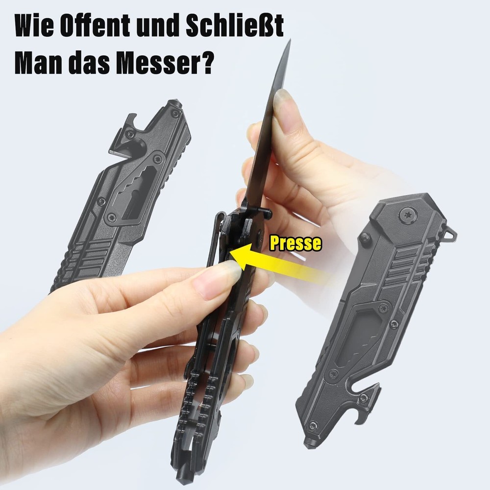 7.9" SPRING OPEN ASSISTED TACTICAL FOLDING POCKET KNIFE EDC Blade Tactical Tool