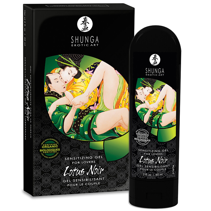 Shunga Lotus Noir Couples Water Based Sensitizing Gel 2 oz
