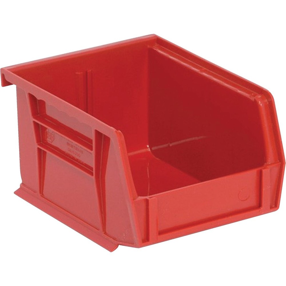 Storage Small Red Stackable Parts Bin (6-Pack) RQUS210RD  Storage RQUS210RD