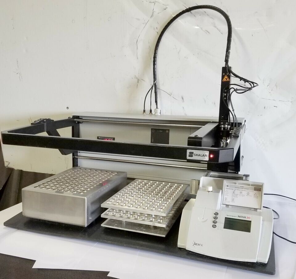 Skalar SP10 COD Robotic Water Quality Analyzer w/ Merck Spectroquant Nova 30