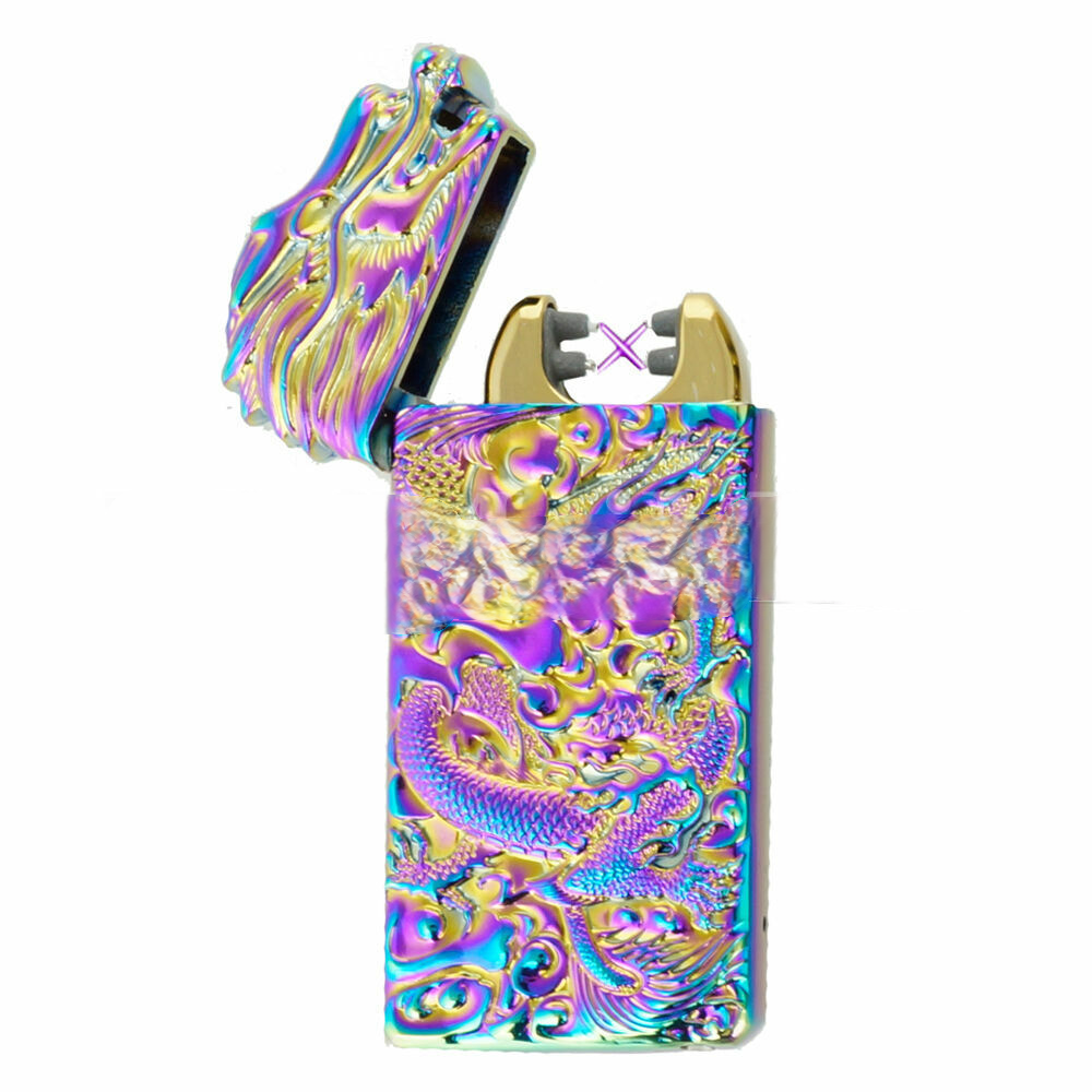 Dragon Shake Electronic Pulse Dual Arc Plasma Lighter with USB Rechargeable RB
