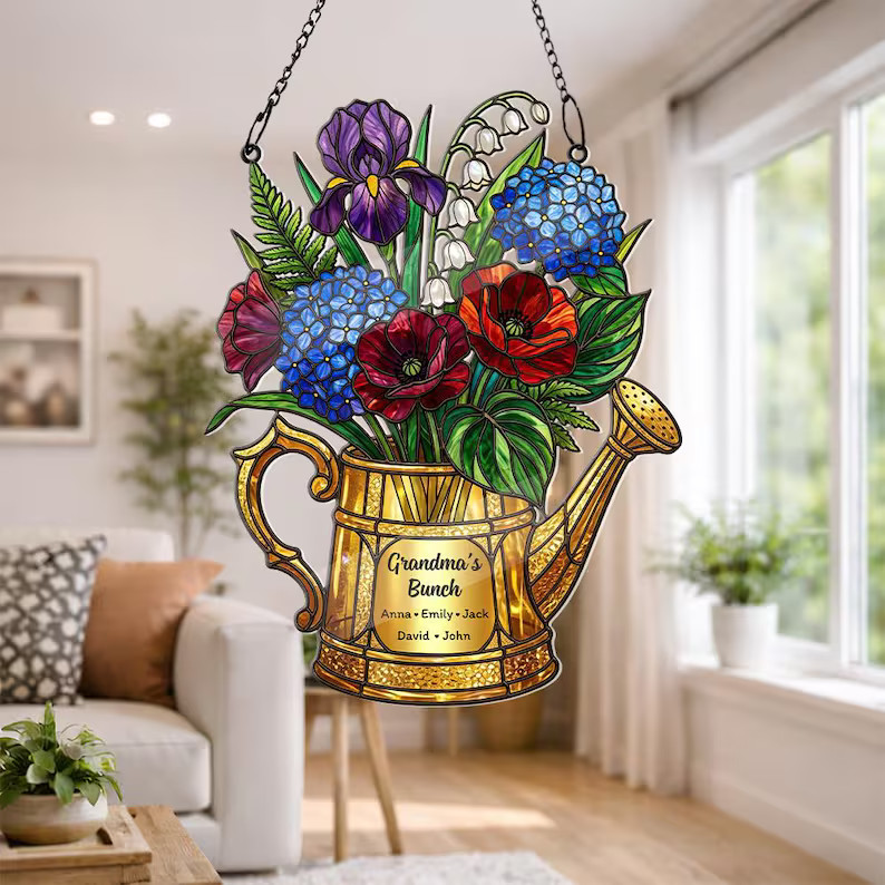 Personalized Grandma Suncatcher Acrylic