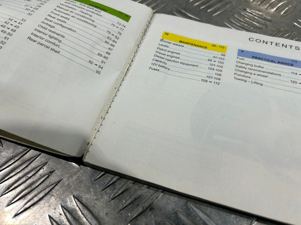 Citroen C2 Owners handbook