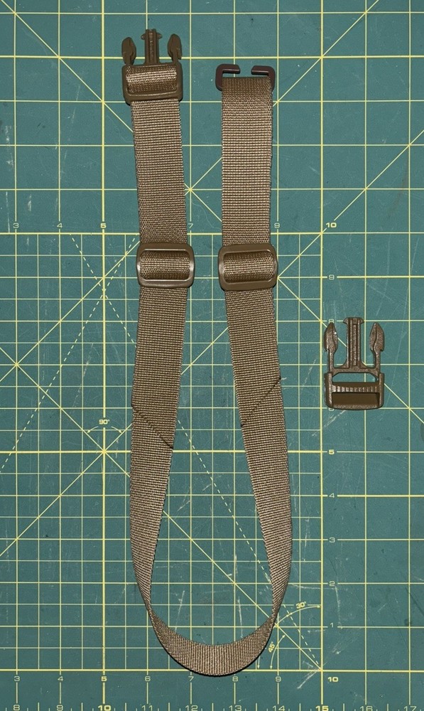 Chest Rig Back Strap - Coyote Brown
