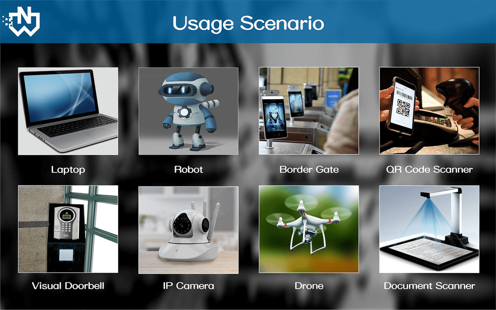 2MP AR0234 Sensor Global Shutter Fixed Focus 90fps USB2.0 Camera Module