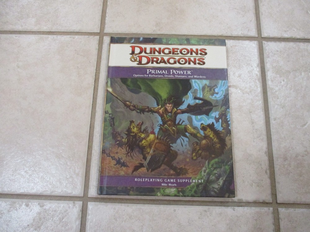 D&D D20 4.0 4th Ed Primal Power
