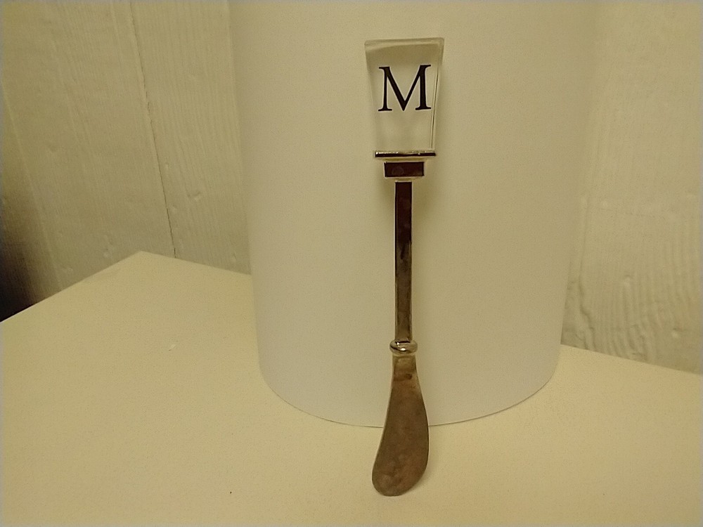 Initial 'M"  Spreader Knife 8/30/23.