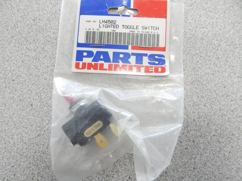 Parts Unlimited Universal Lighted Toggle Switch - LM4502