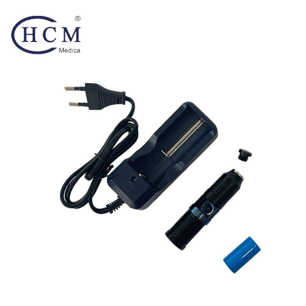 Rechargeable Portable Endoscope Light Source 10W LED Cold Light Source For ENT