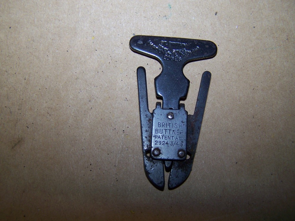 BRITISH BUTTNER PIPE CLEANING TOOL