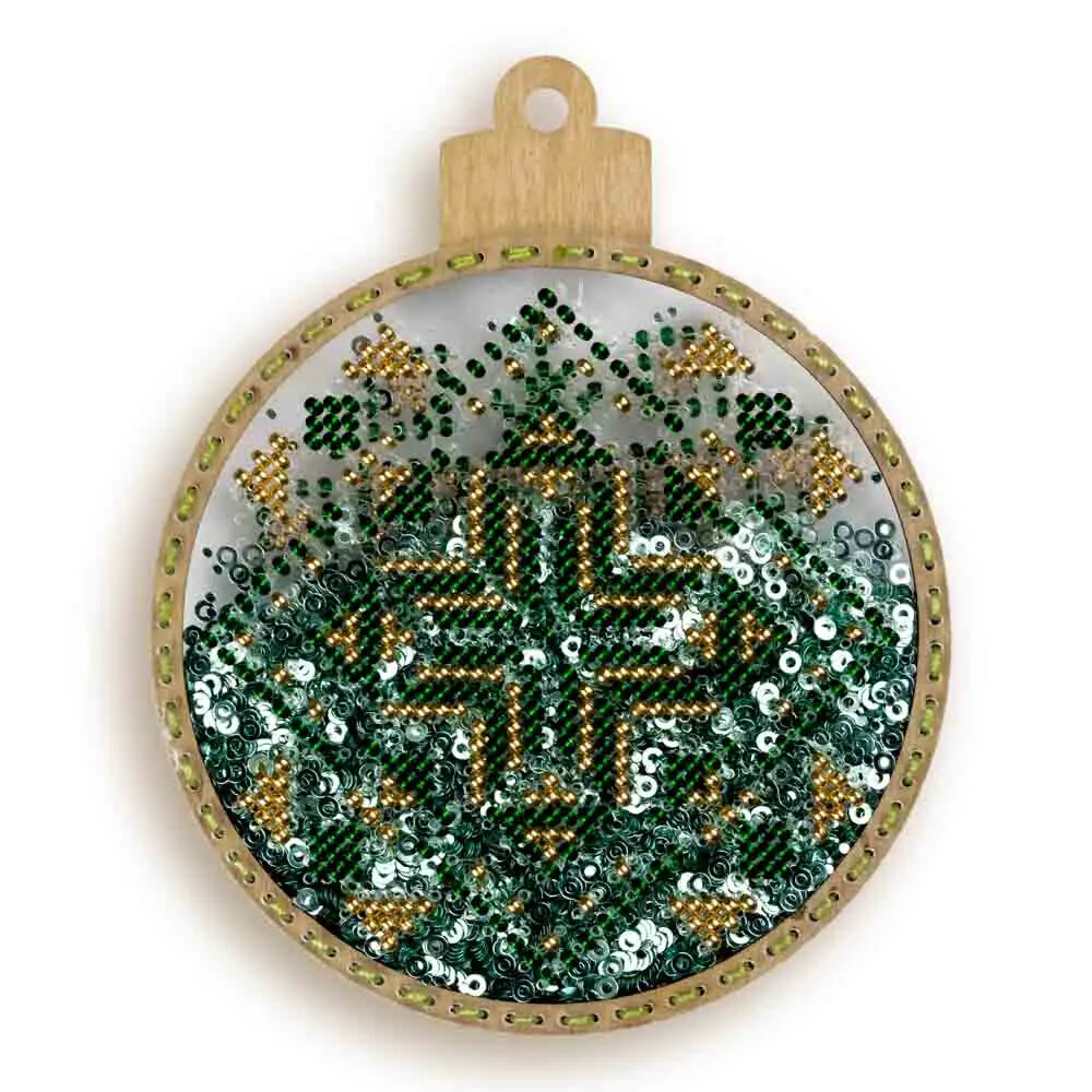 DIY Bead Embroidery Kit on Plastic Beaded stitching needlepoint beadwork