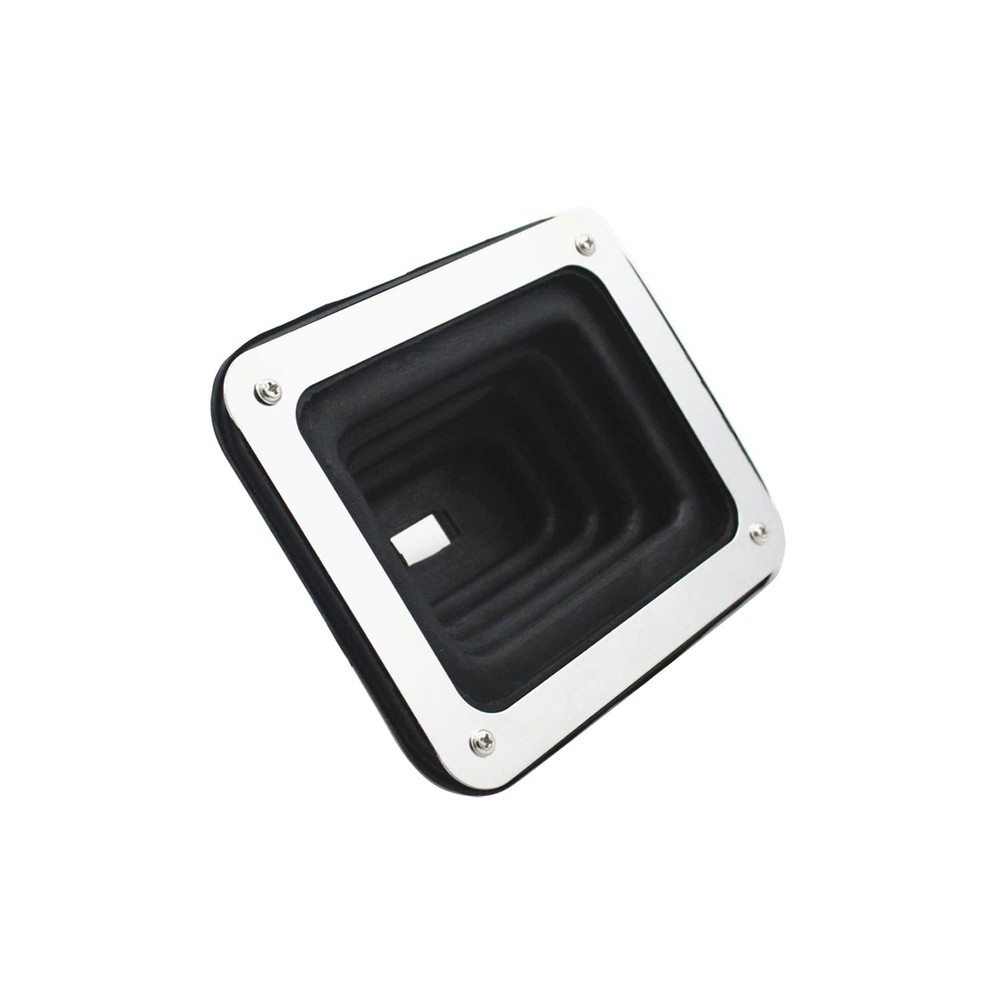 Quality Small Rubber Shifter Boot Kit Universal With Chrome Plate multicolour