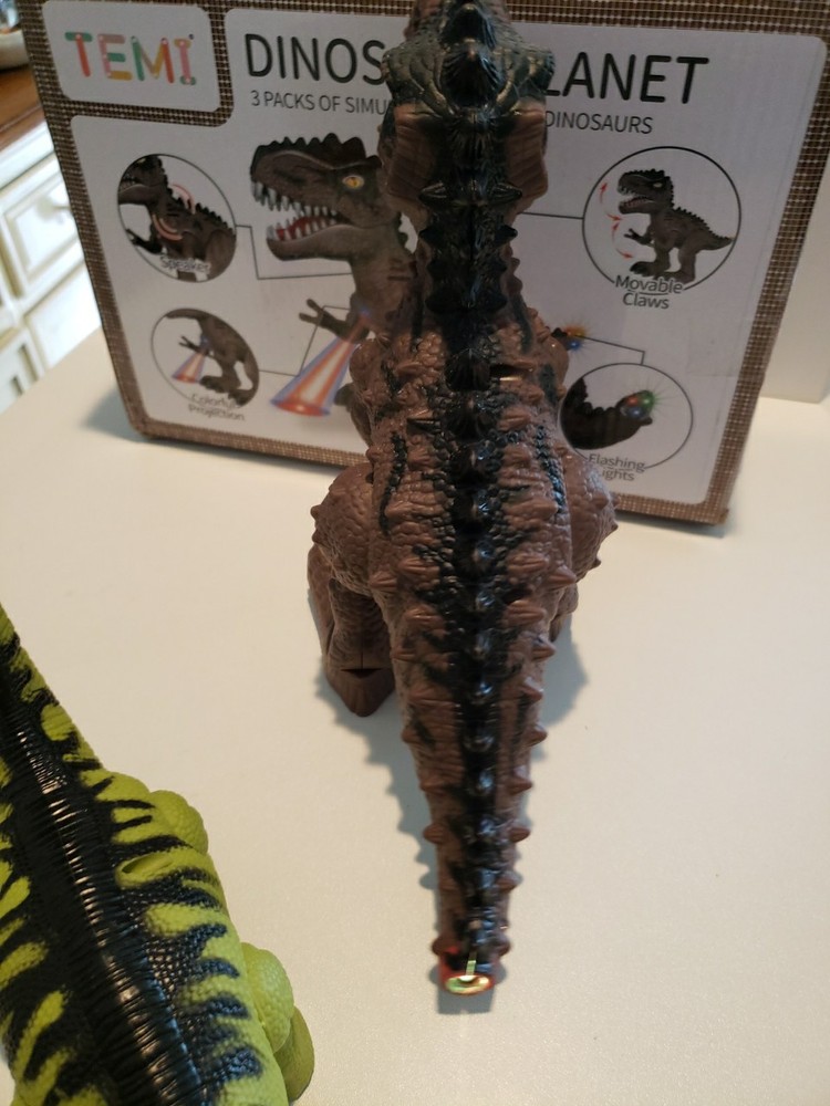Dinosaurs 2 Pack Simulation Electric Dinosaurs New Walking